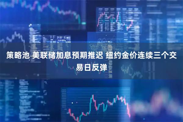 策略池 美联储加息预期推迟 纽约金价连续三个交易日反弹